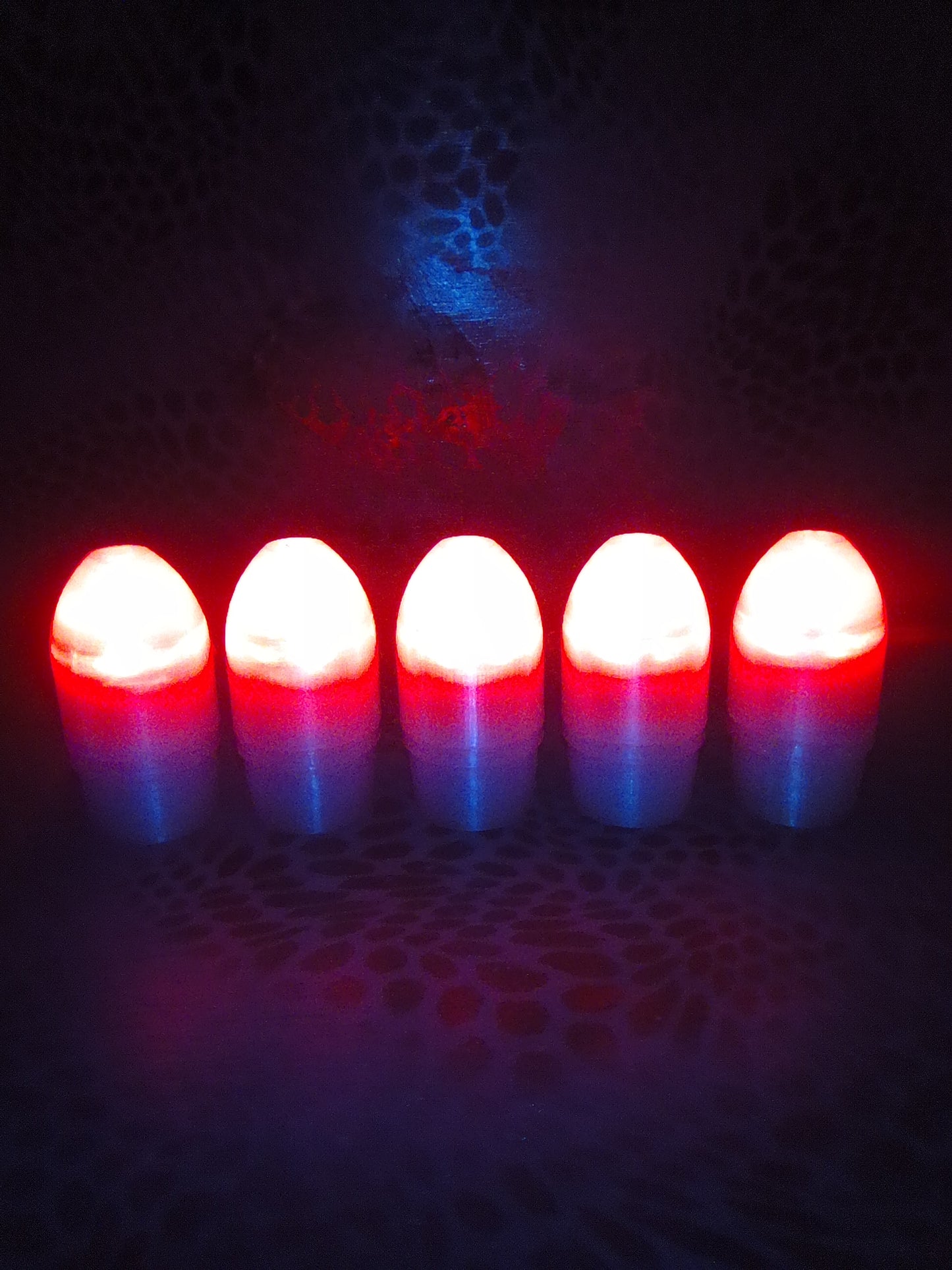 Clear illuminated rounds for aluminum or plastic shells 5-pack