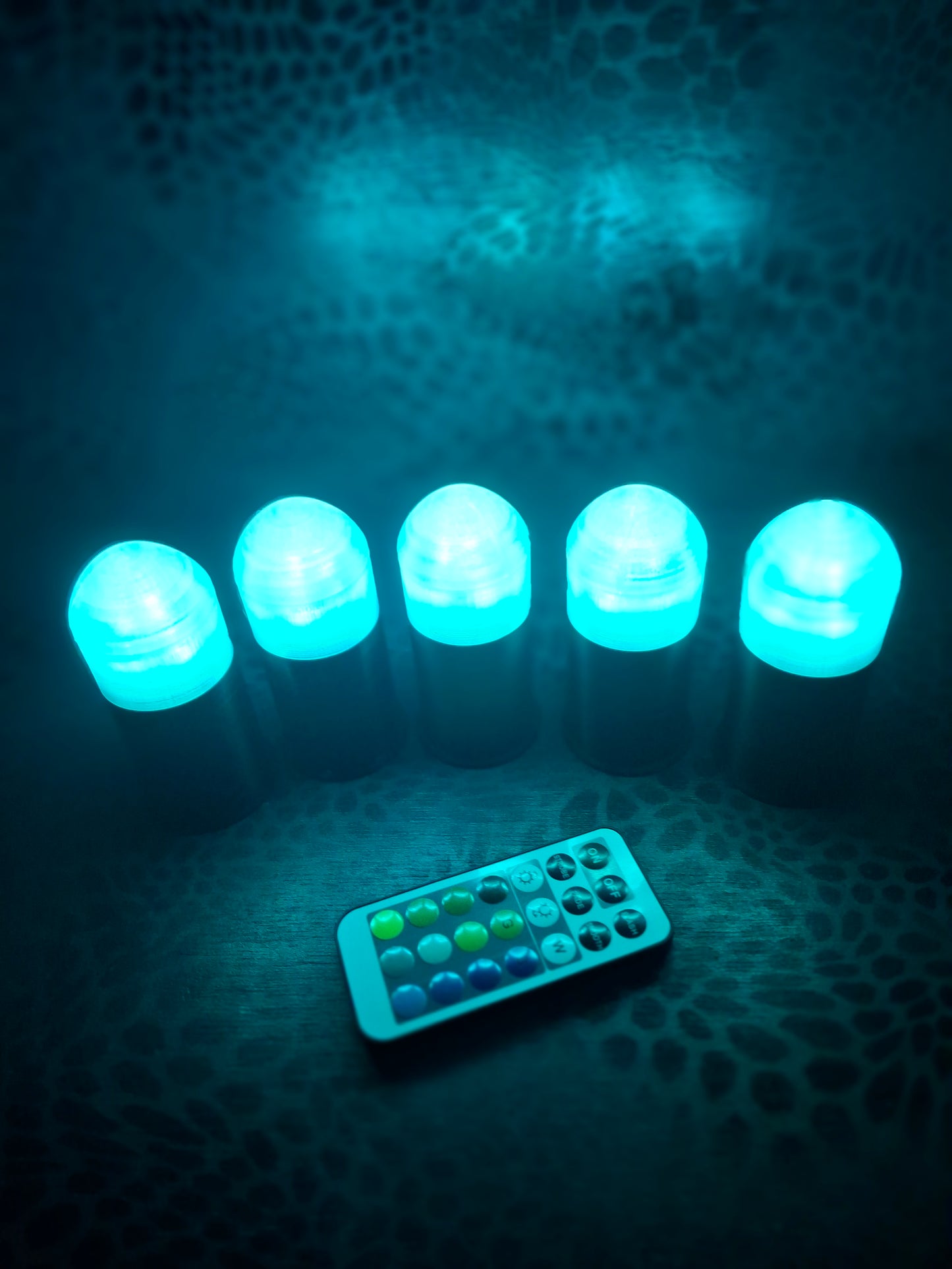 37mm LED rounds. 5-pack with hulls and remote