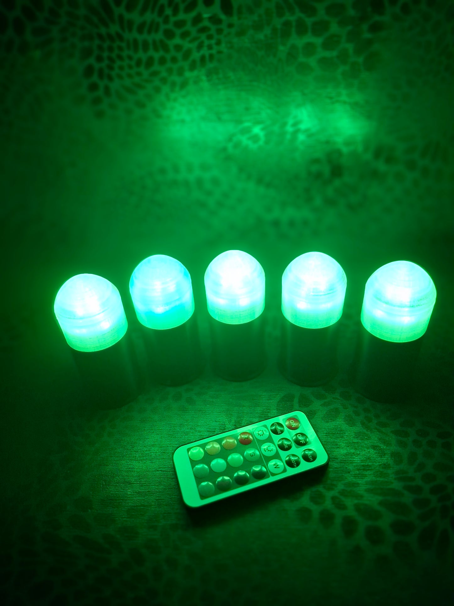 37mm LED rounds. 5-pack with hulls and remote