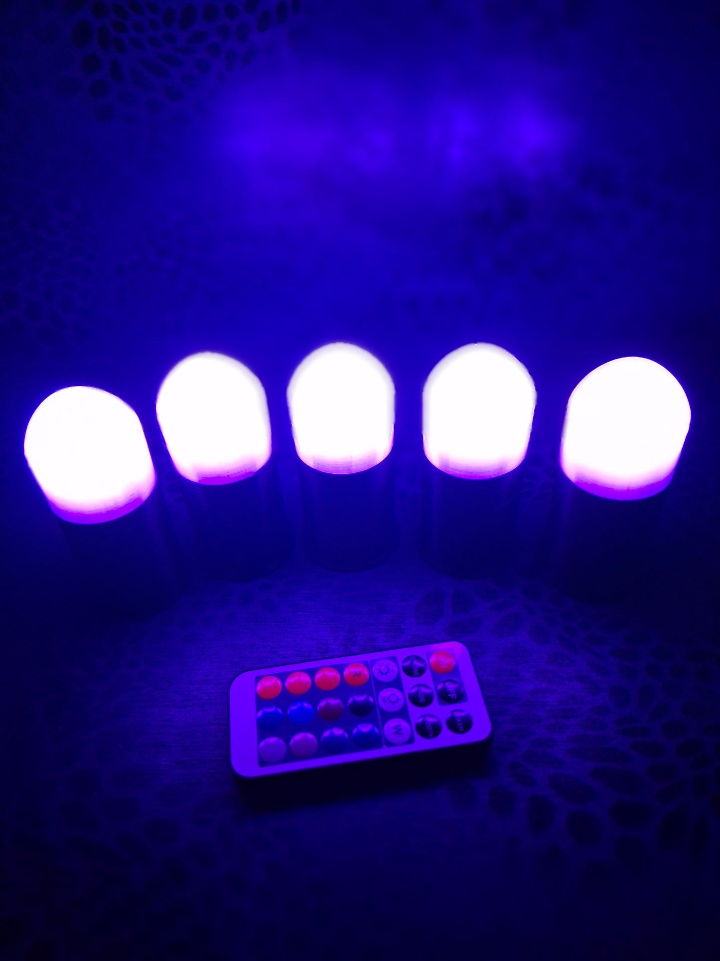 37mm LED rounds. 5-pack with hulls and remote