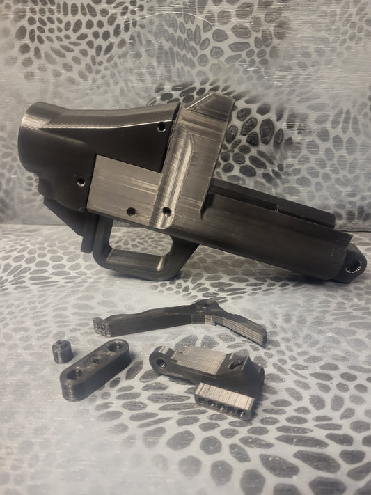 Nt79 receiver assembly with AR stock adapter