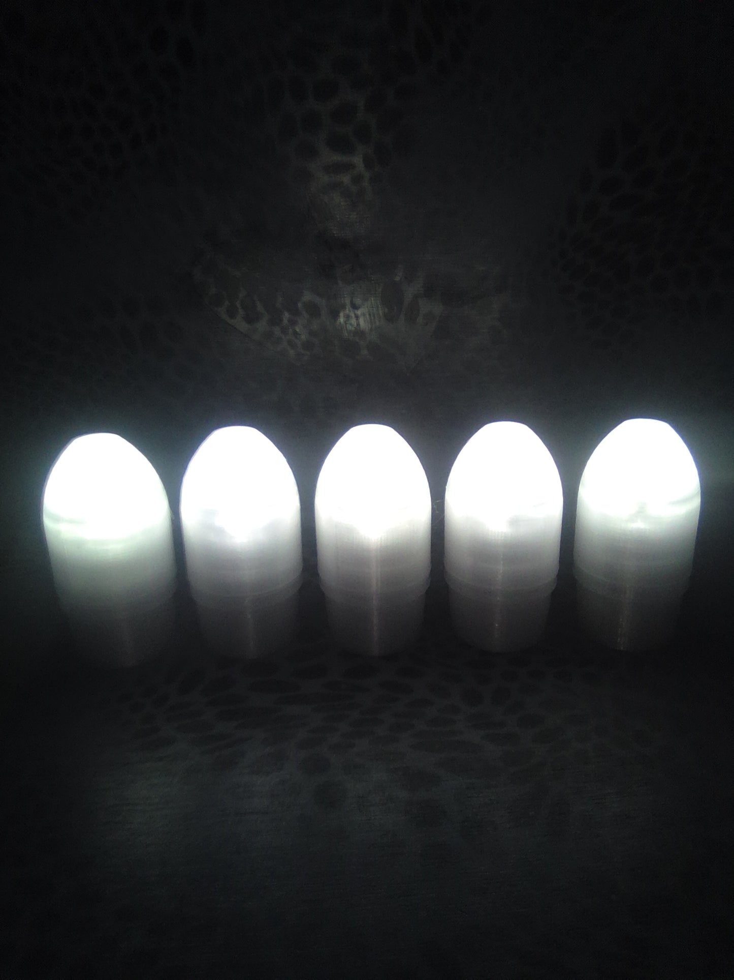 Clear illuminated rounds for aluminum or plastic shells 5-pack
