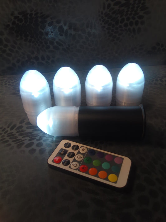 Clear illuminated rounds for aluminum or plastic shells 5-pack